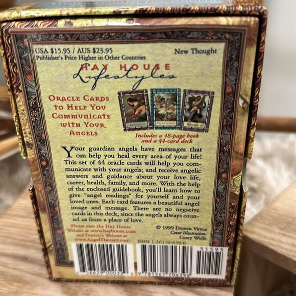 Doreen Virtue Healing W/The Angels 
Oracle Cards 44 Card Deck & Guidebook 1999 - Picture 5 of 17